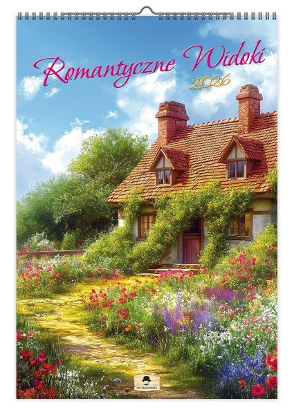 Kalendarz A3 VD.15 Romantyczne widoki Pan Kalendarzyk